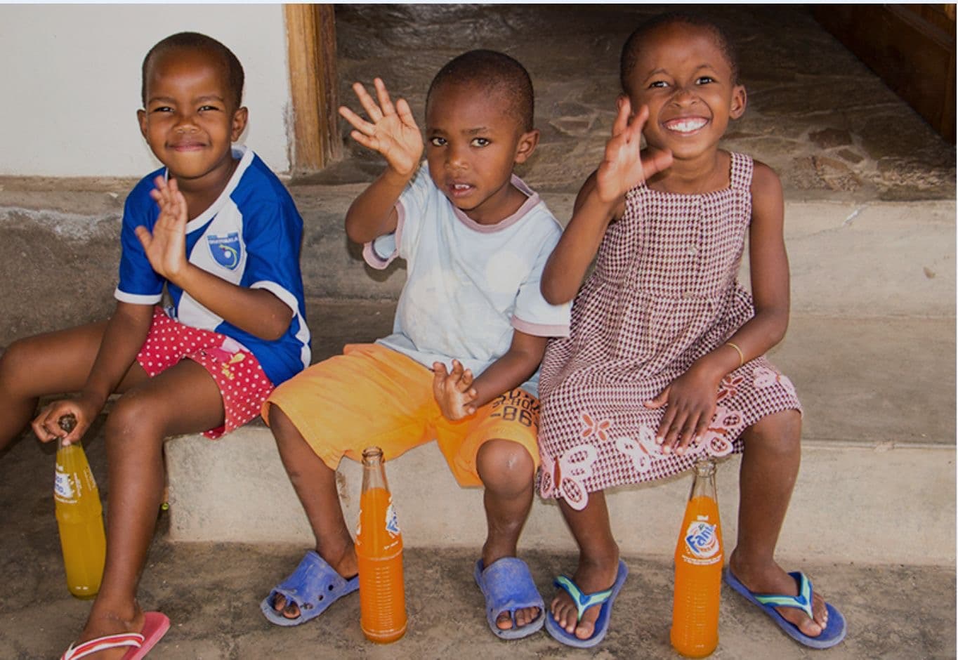 Children at the Countryside Children's Home in Ghana